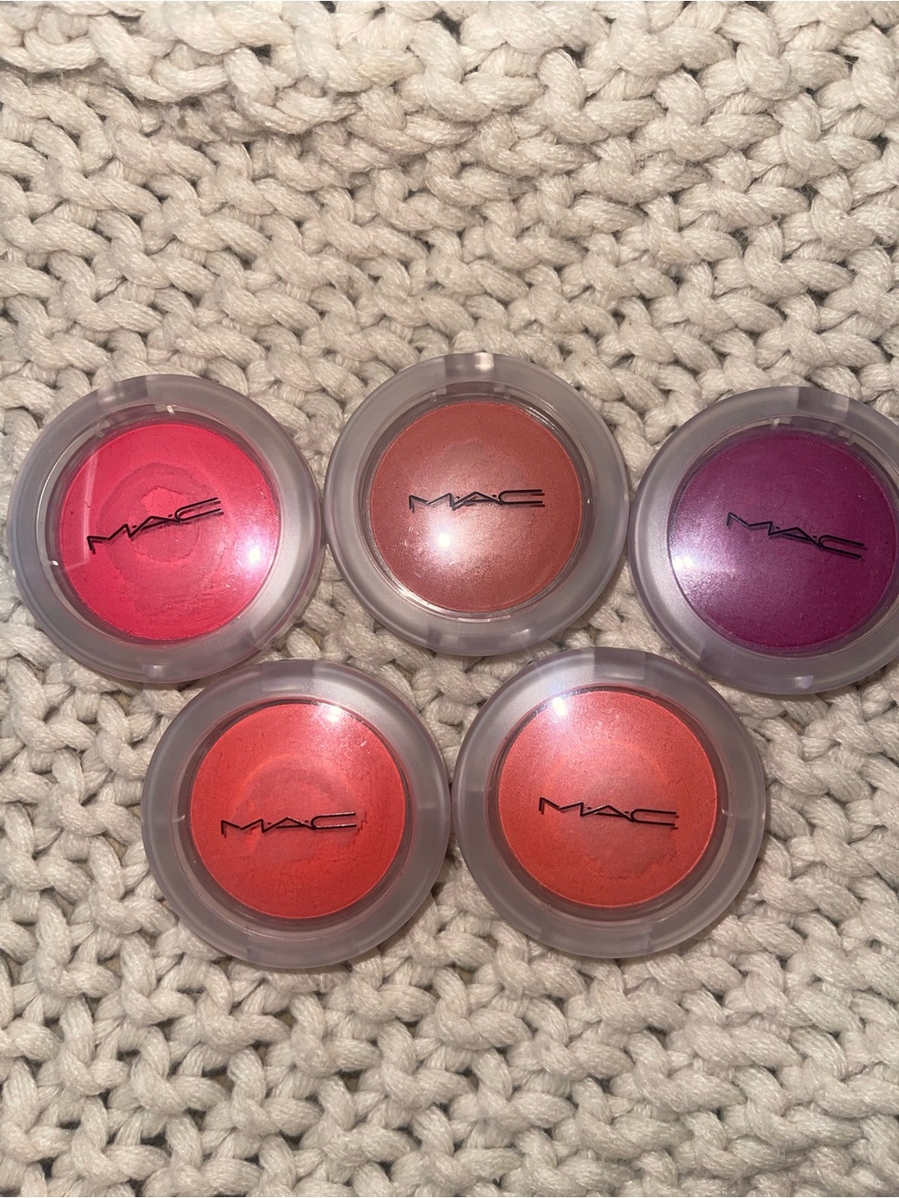 MAC Cosmetics LOT Glow Play Blushes